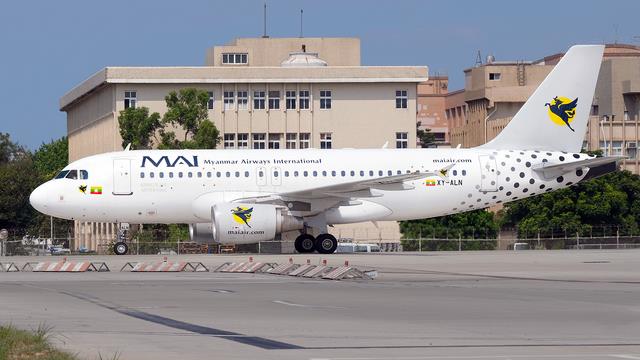 XY-ALN:Airbus A319:Myanmar Airways International